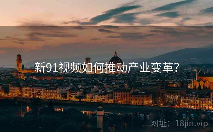 新91视频如何推动产业变革？