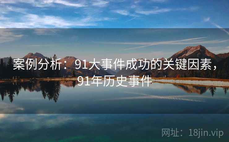 案例分析：91大事件成功的关键因素，91年历史事件