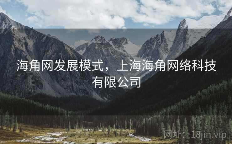海角网发展模式，上海海角网络科技有限公司