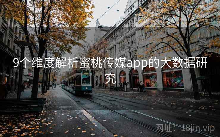 9个维度解析蜜桃传媒app的大数据研究