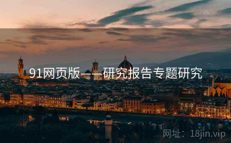 91网页版——研究报告专题研究